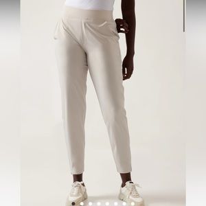 Athleta Brooklyn ankle pant. Never worn. Khaki.